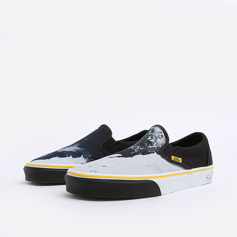 мужские черные кеды Vans Classic Slip-On National Geographic VA4U38WT3M - цена, описание, фото 2